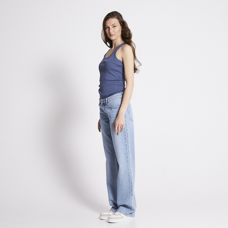 Ribbestrikket singlet "Johanna" Ribbestrikket singlet "Johanna"